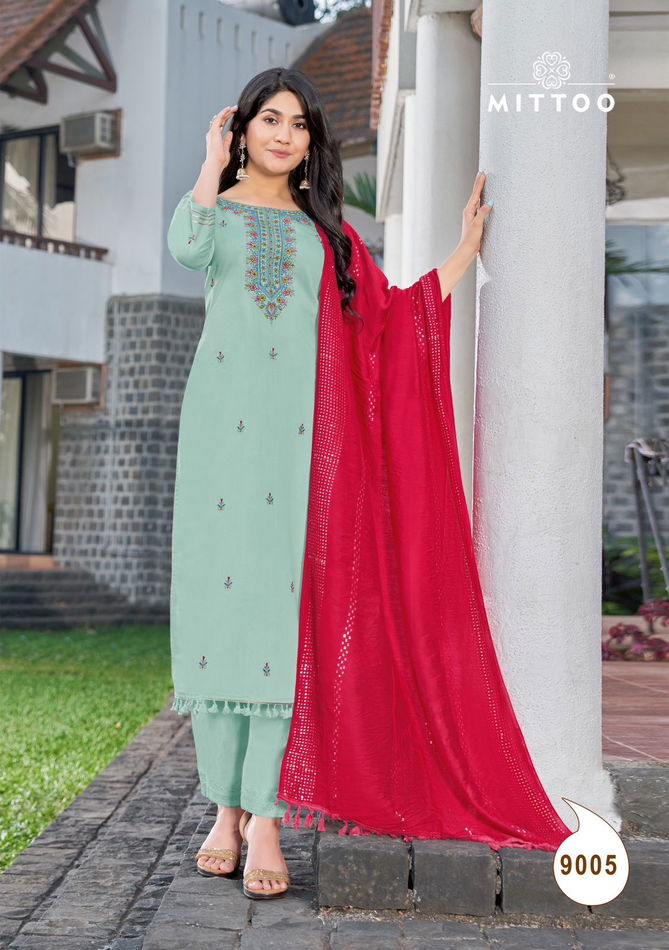 Mittoo Mosam Viscose Designer Readymade Catalog
